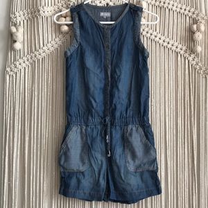 Adorable jeans one piece suite!